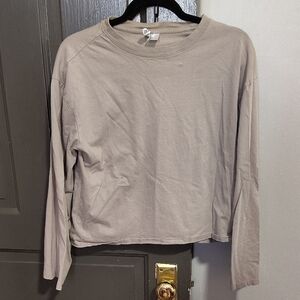 H&M Long Sleeve Top - Light Gray